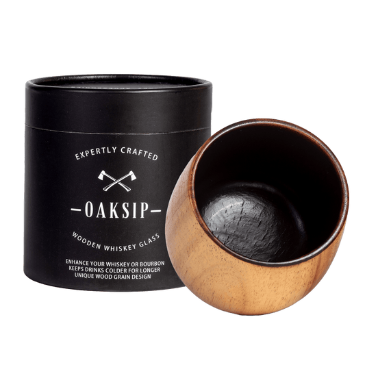 Oaksip Wooden Whiskey & Bourbon Glass