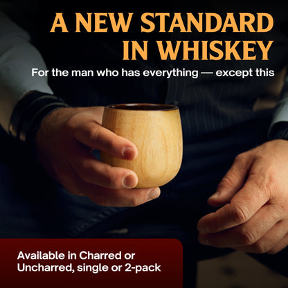 Oaksip Wooden Whiskey & Bourbon Glass