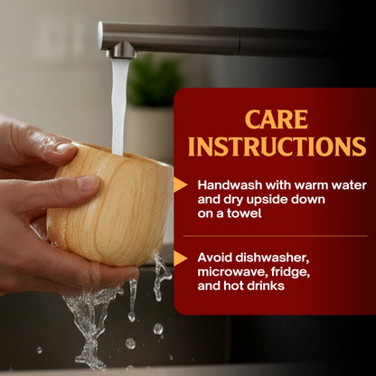 Oaksip Wooden Whiskey & Bourbon Glass